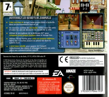 Sims 2, The (Europe) (En,Fr,De,Es,It) box cover back